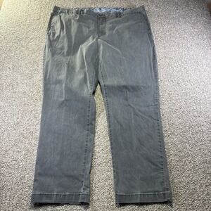 Tommy Bahama Pants Mens 42x30 Gray Stretch Chino Straight Leg Casual Pockets